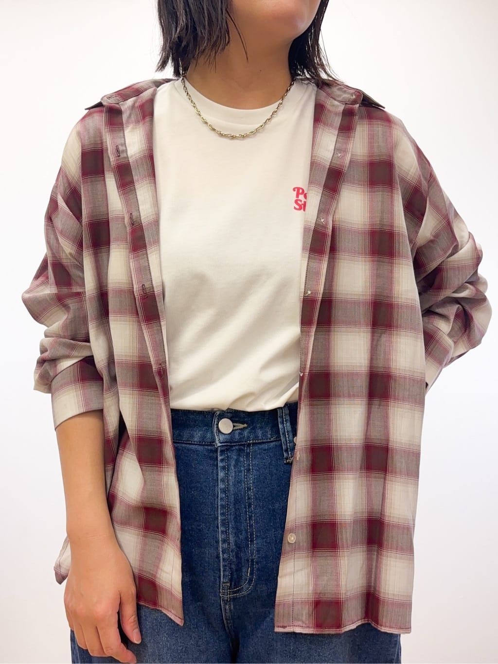 Takeさんの「OPAQUE.CLIP｜【Pontre Studio／ポンレストゥディオ】別注グラフィックTシャツ」を使ったコーディネート