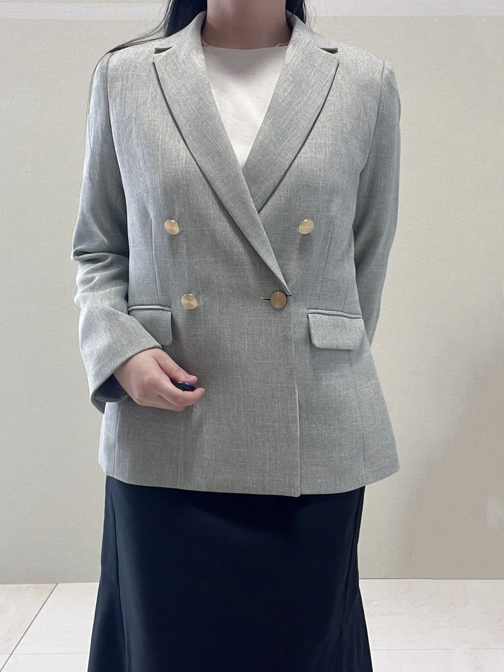 Hitomiさんの「index｜《7色展開／XS-LLサイズ》多機能タックスリーブトップス【汗ジミ防止／吸水速乾／接触冷感／UVケア」を使ったコーディネート