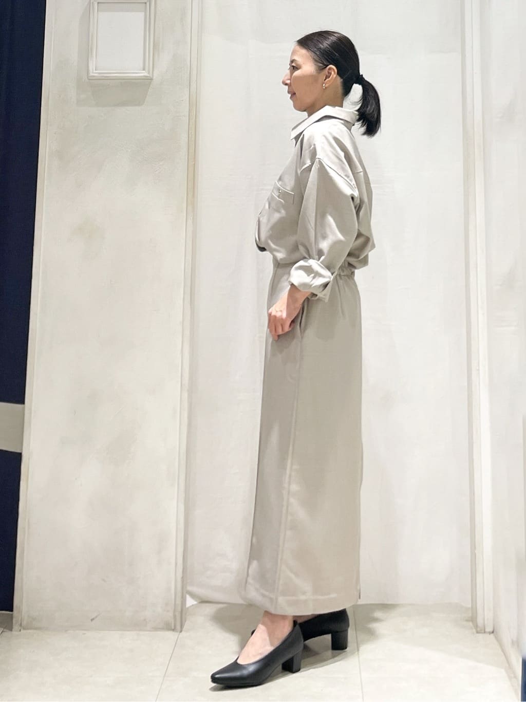 hiroさんの「grove｜【カセット服/選べる着丈】洗濯機で洗えるオーバーシャツ」を使ったコーディネート