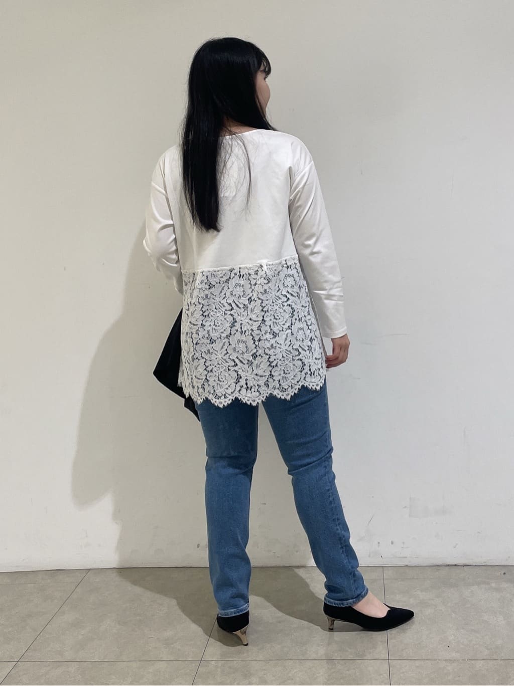 emikaさんの「INDIVI｜【軽く羽織れる！】ダブルジャケット」を使ったコーディネート