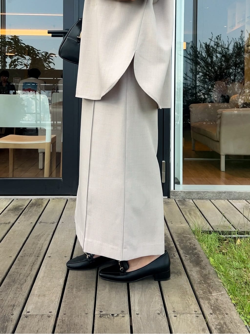 ちびゆきさんの「grove｜【カセット服/選べる着丈】洗濯機で洗えるオーバーシャツ」を使ったコーディネート