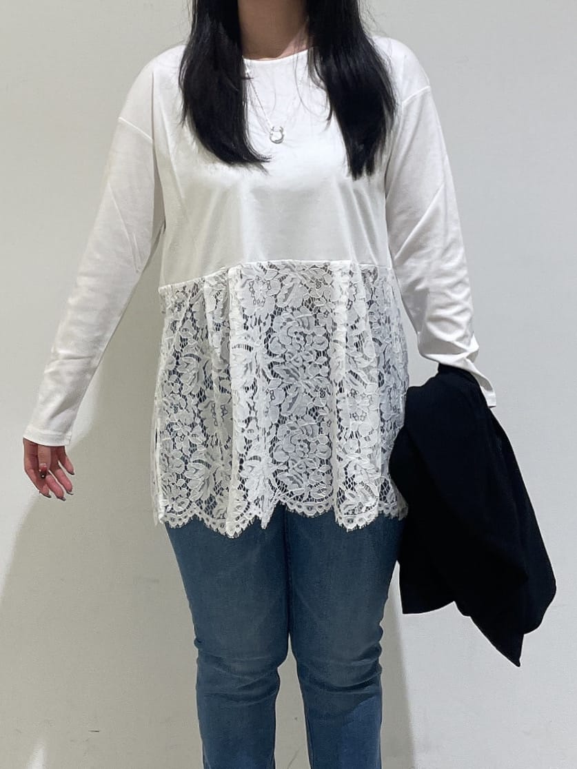 emikaさんの「INDIVI｜【軽く羽織れる！】ダブルジャケット」を使ったコーディネート