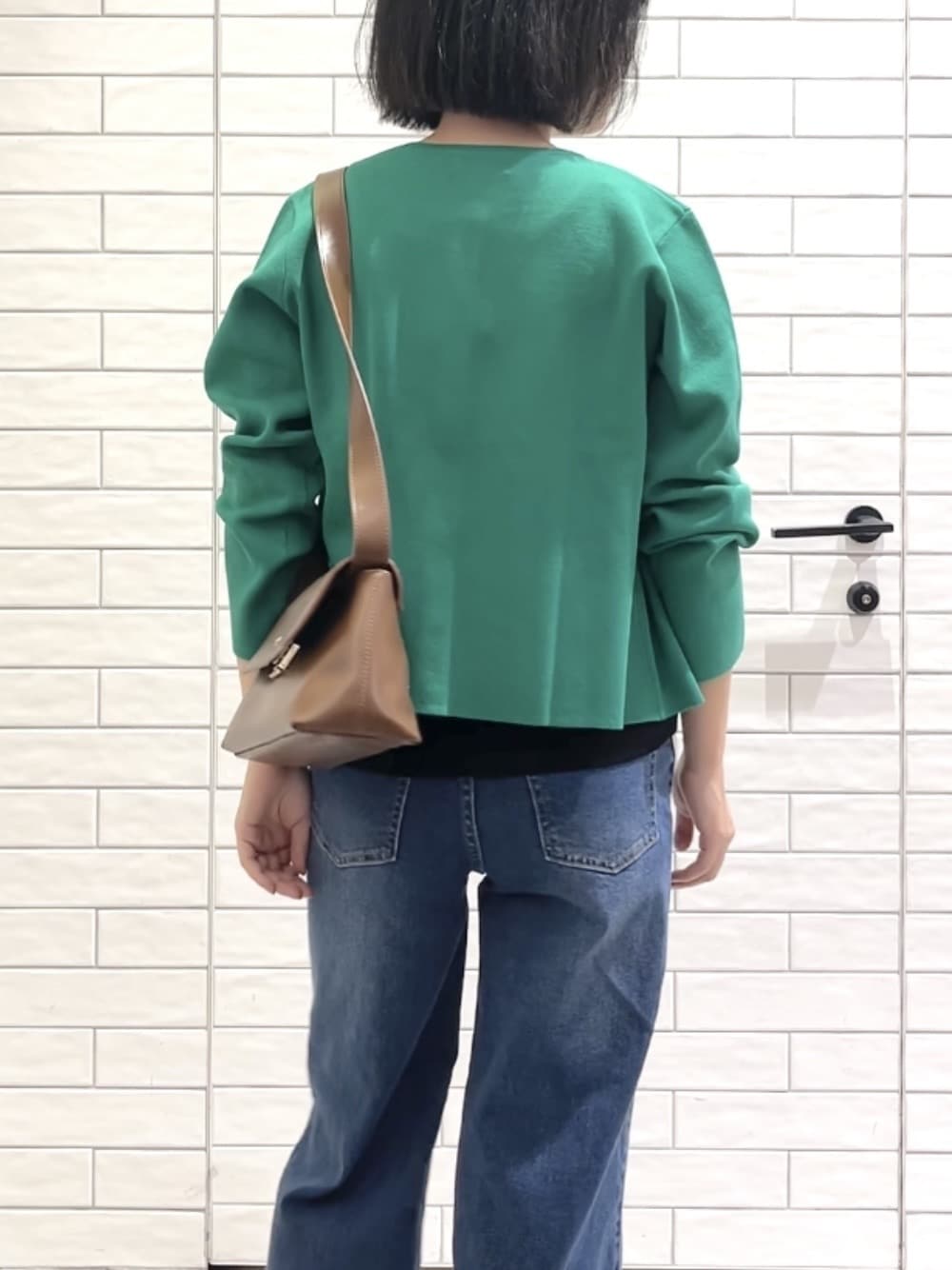 しおりさんの「OPAQUE.CLIP｜リブタンクトップ【洗濯機洗い可】」を使ったコーディネート