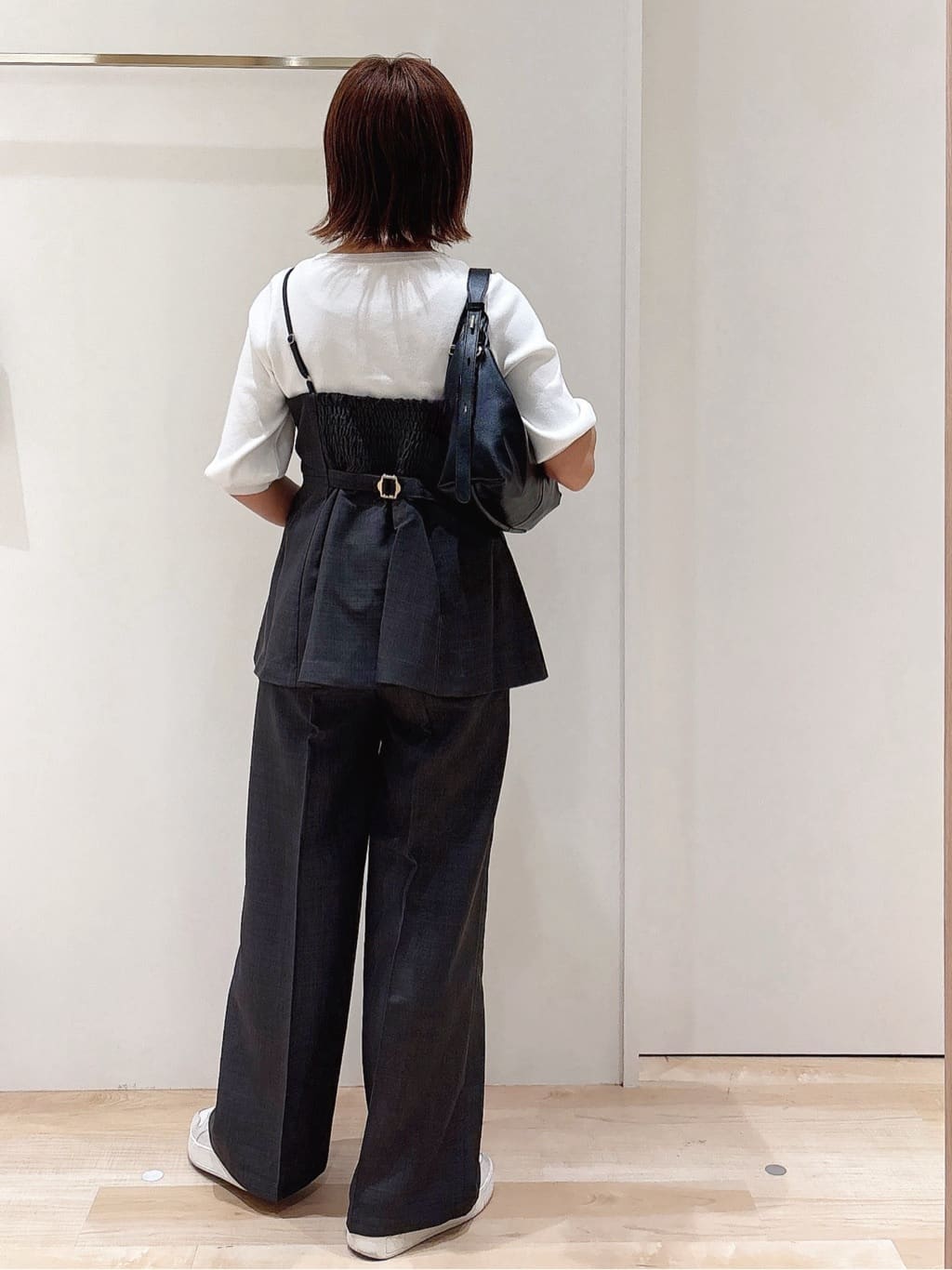 MIYUさんの「grove｜ひんやり多機能・やわらかドライタッチ五分袖プルオーバー」を使ったコーディネート