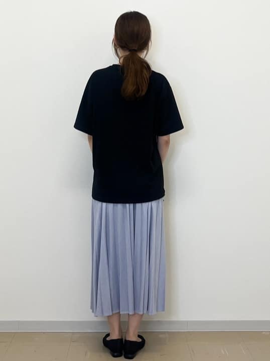 miyuuさんの「OPAQUE.CLIP｜裾ドロストTシャツ【洗濯機洗い可】」を使ったコーディネート