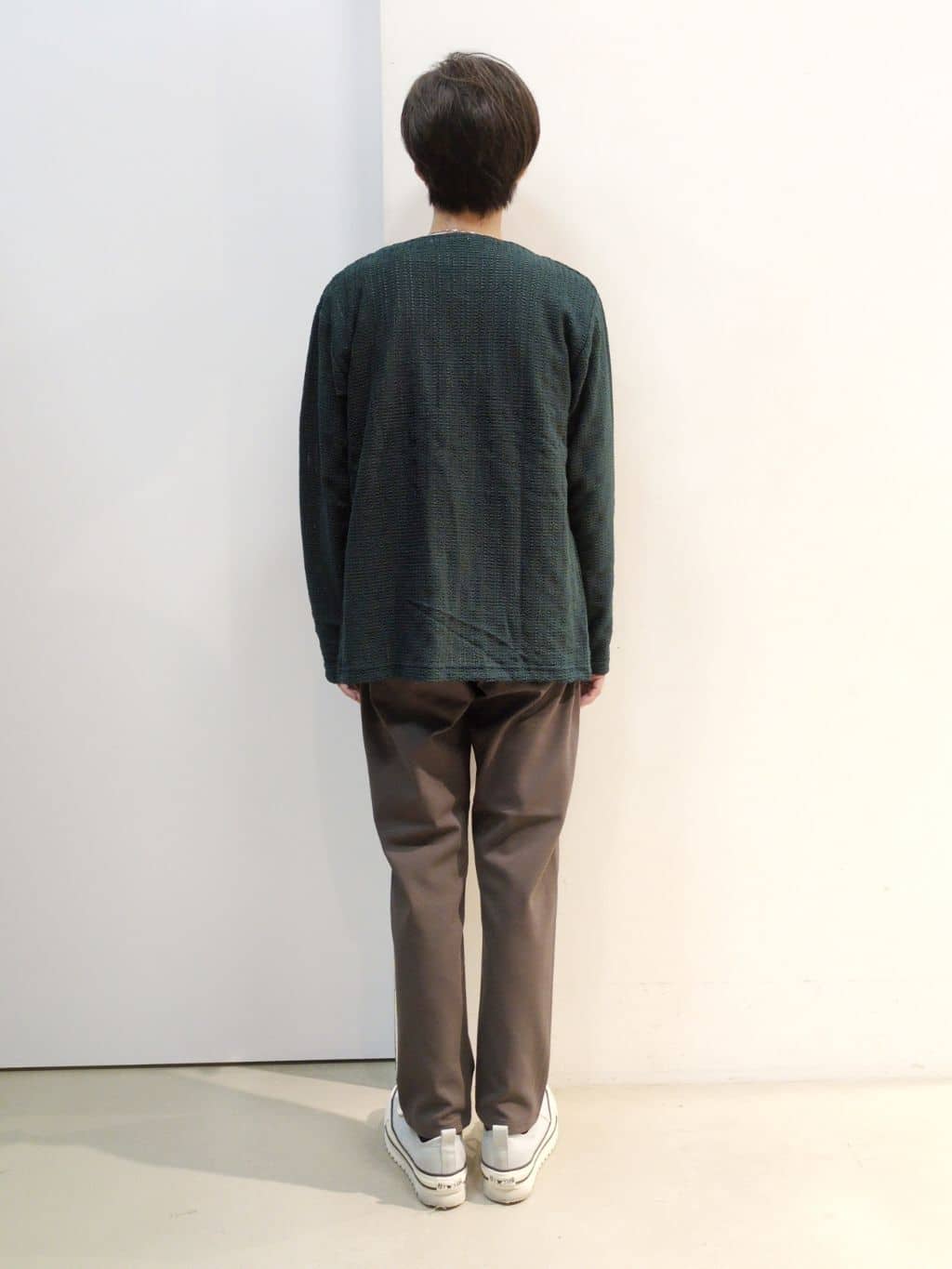 takeさんの「THE SHOP TK｜【セットでお買い得！！】長袖カーディガン＋半袖Tシャツ　洗濯機OK/吸水速乾(Tシャツのみ)」を使ったコーディネート