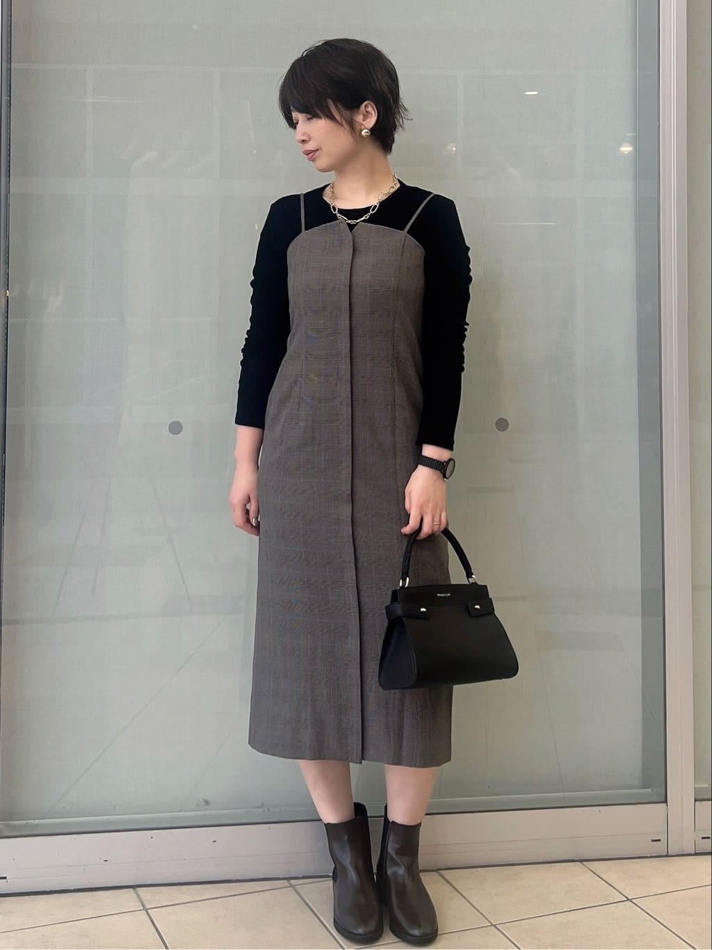yo-koさんの「OPAQUE.CLIP｜フロッキーチュールトップス【洗濯機OK】」を使ったコーディネート