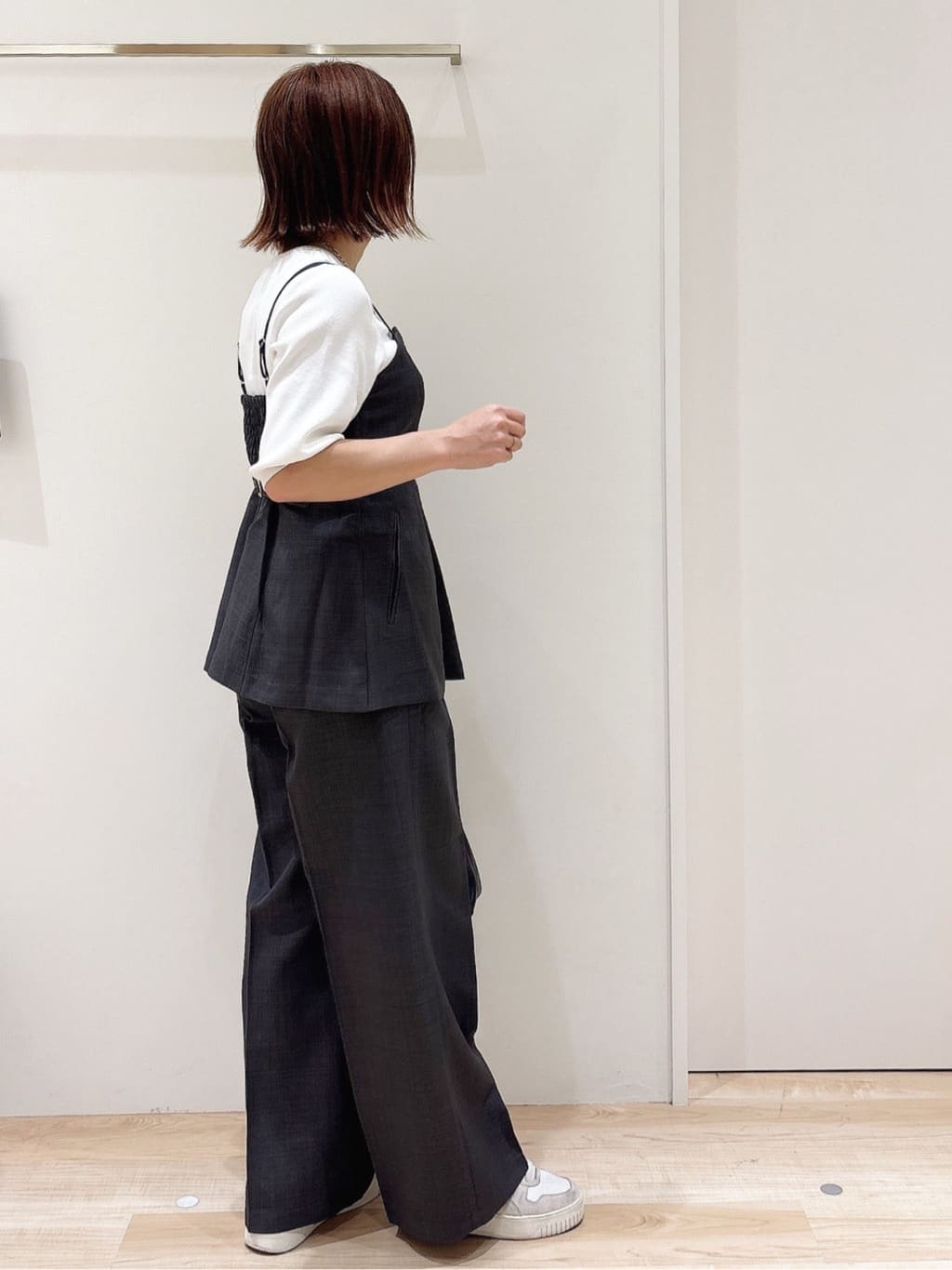 MIYUさんの「grove｜ひんやり多機能・やわらかドライタッチ五分袖プルオーバー」を使ったコーディネート