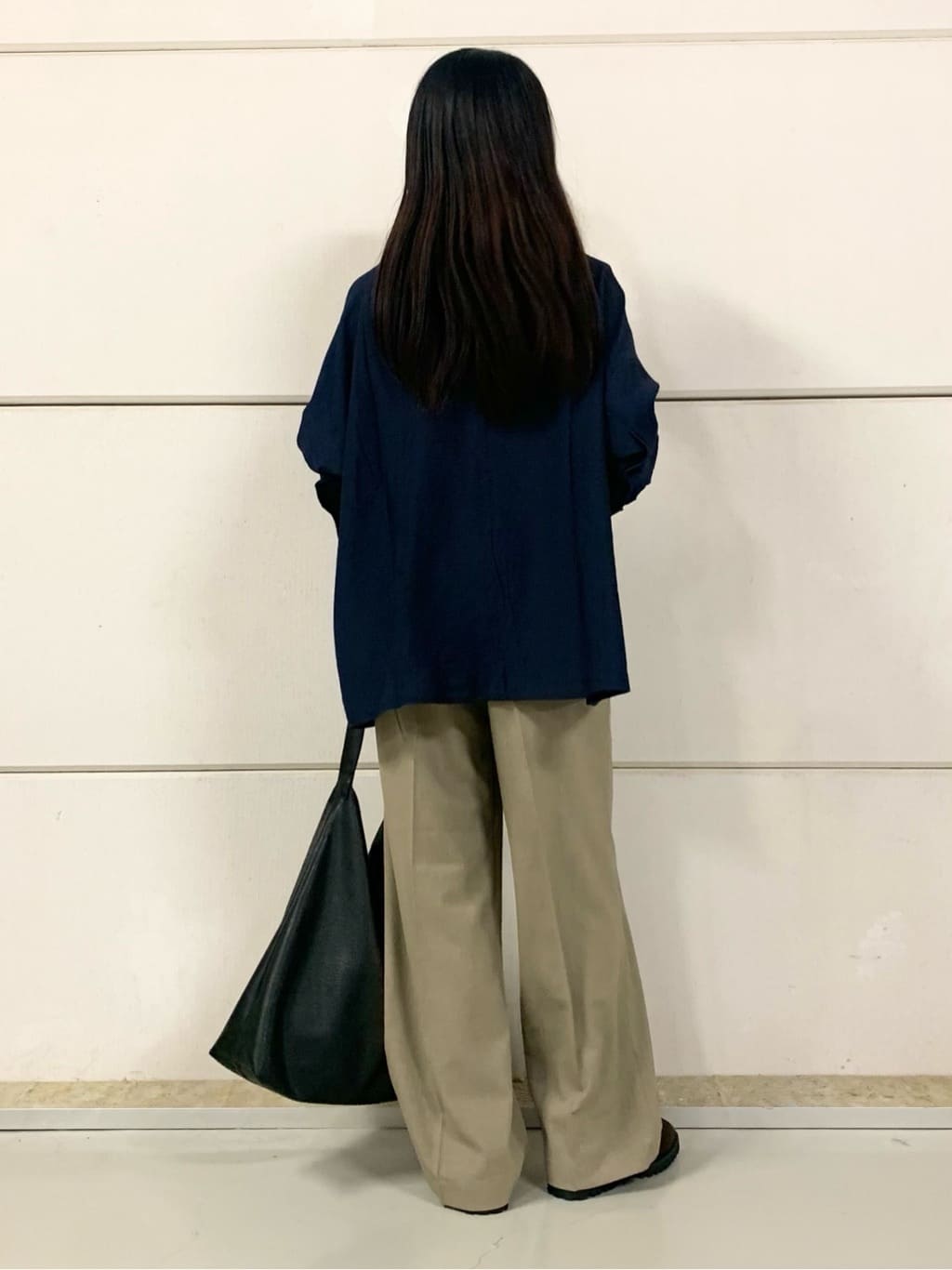 sahoさんの「THE SHOP TK｜刺繍ポケットオーバーシャツ【体型カバー/洗濯機OK】」を使ったコーディネート