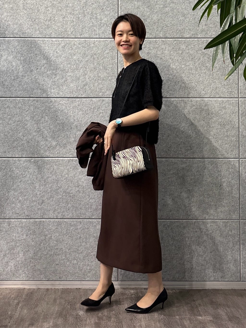 kanaeさんの「INDIVI｜ヘアリージャカードトップス」を使ったコーディネート