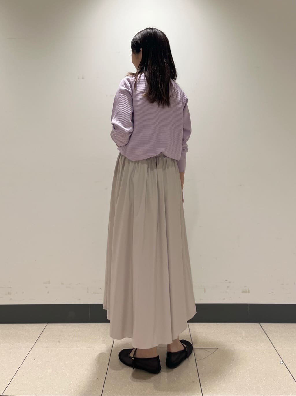 shokoさんの「INDIVI｜【洗える／体型カバー】美シルエットニット」を使ったコーディネート