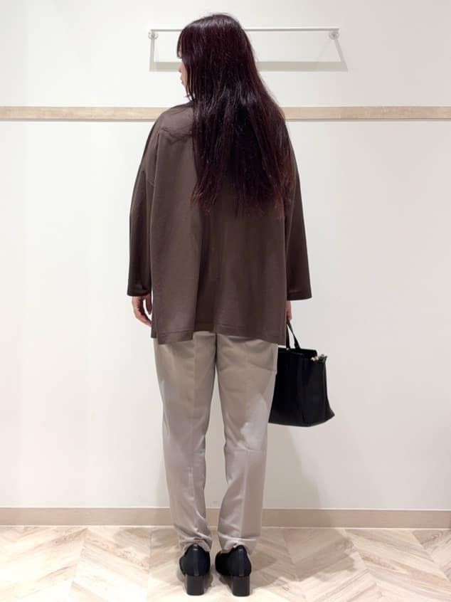 nanaさんの「SHOO･LA･RUE｜【S-LL/ひんやり】さらっとしたタッチが心地よい ダブルブレストジャケット」を使ったコーディネート