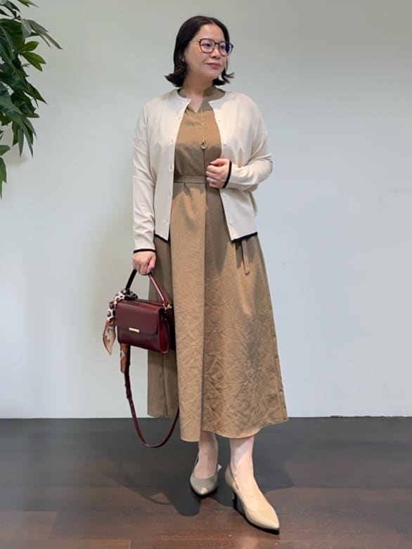 Asamiさんの「UNTITLED｜【UV/はっ水】リラククールワンピース」を使ったコーディネート