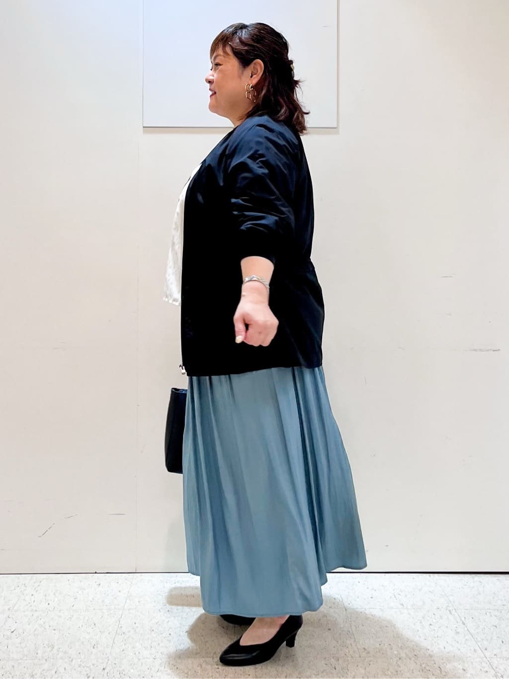 kimmyさんの「Reflect｜【パンツにもスカートにも合わせやすい◎】ライティブルゾン」を使ったコーディネート