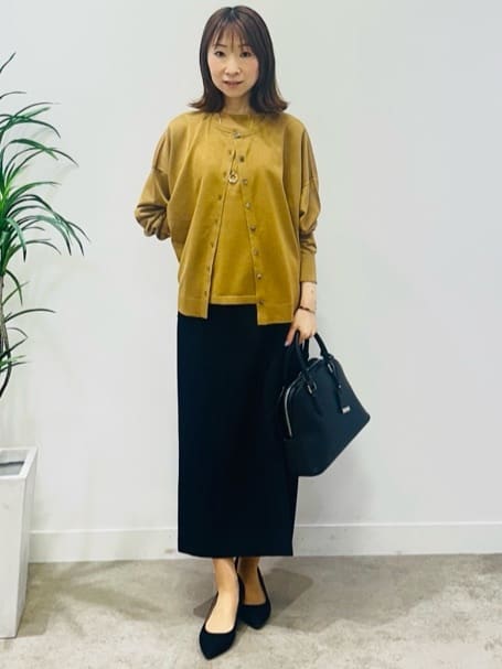 Miwaさんの「UNTITLED｜【アンサンブル可/洗える】シアーノースリーブ プルオーバー」を使ったコーディネート