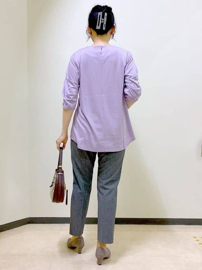  beni_gingerさんの「Reflect｜【私のパンツ／手洗い可】ベーシックテーパードパンツ」を使ったコーディネート