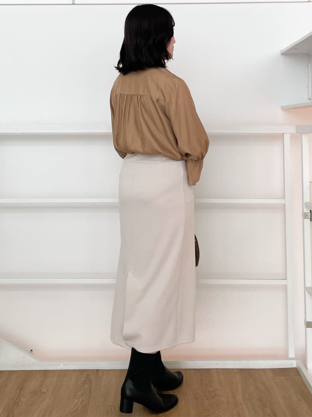 yukariさんの「Reflect｜【軽い羽織に◎】フロントファスナー開きベスト」を使ったコーディネート