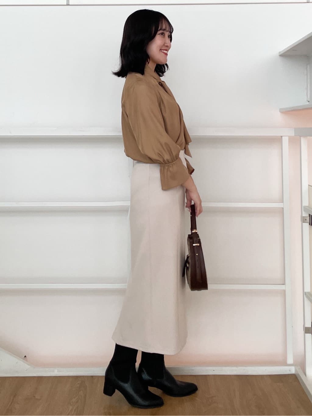 yukariさんの「Reflect｜【軽い羽織に◎】フロントファスナー開きベスト」を使ったコーディネート