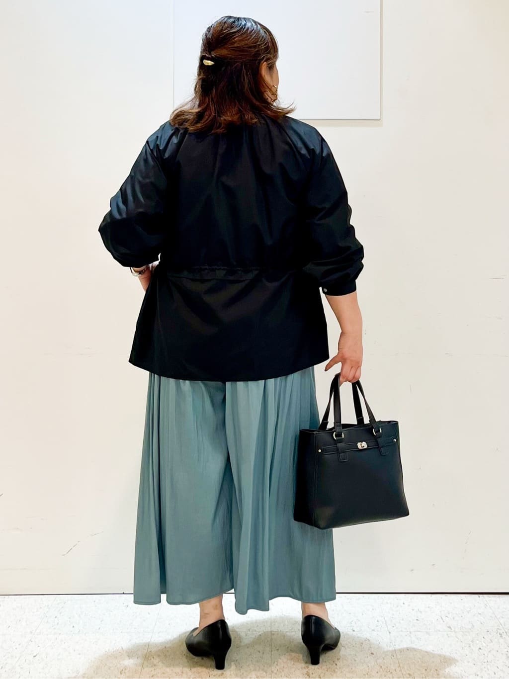 kimmyさんの「Reflect｜【パンツにもスカートにも合わせやすい◎】ライティブルゾン」を使ったコーディネート