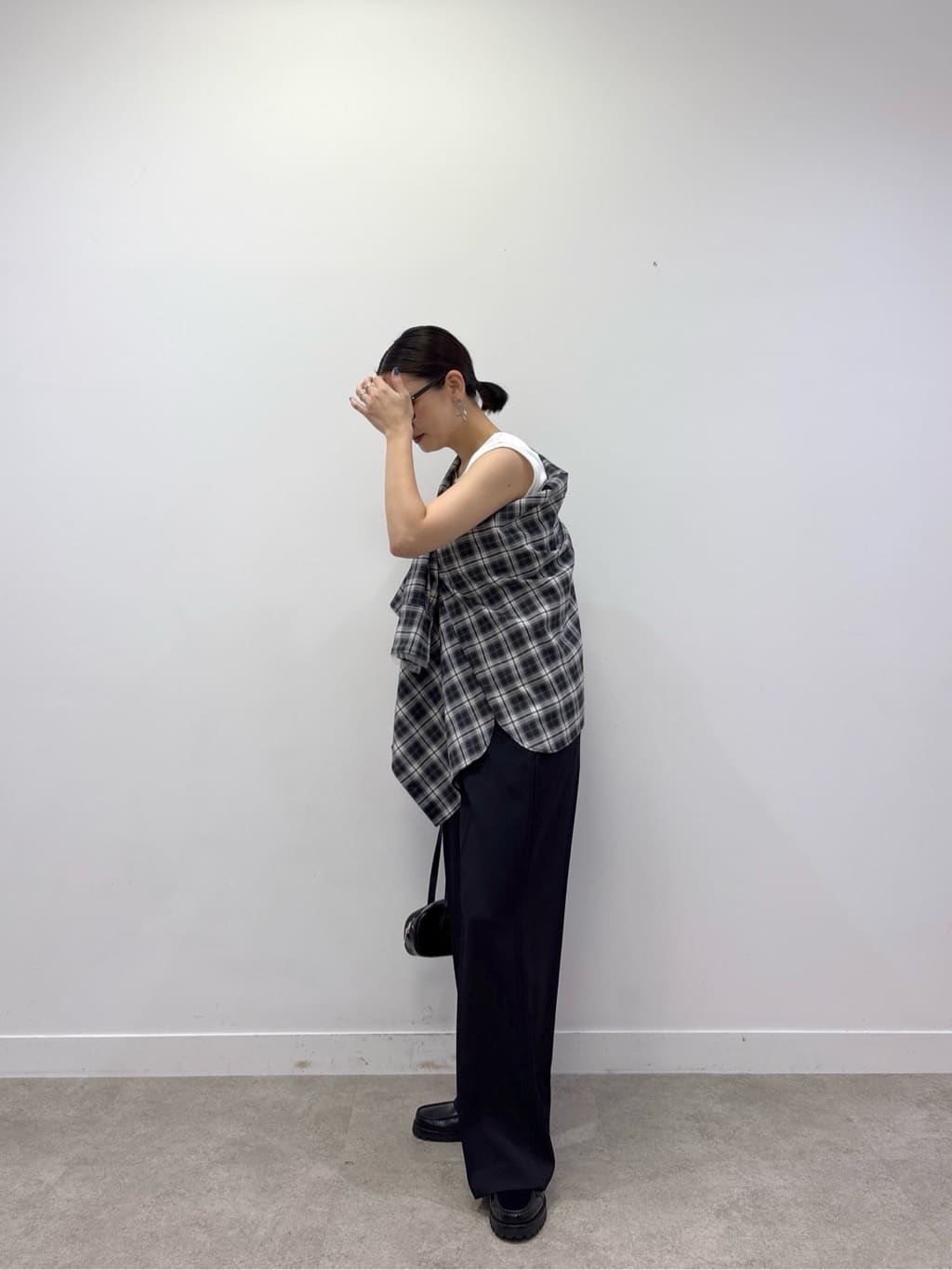 ayanoさんの「INDIVI｜キャミセットカットソー」を使ったコーディネート