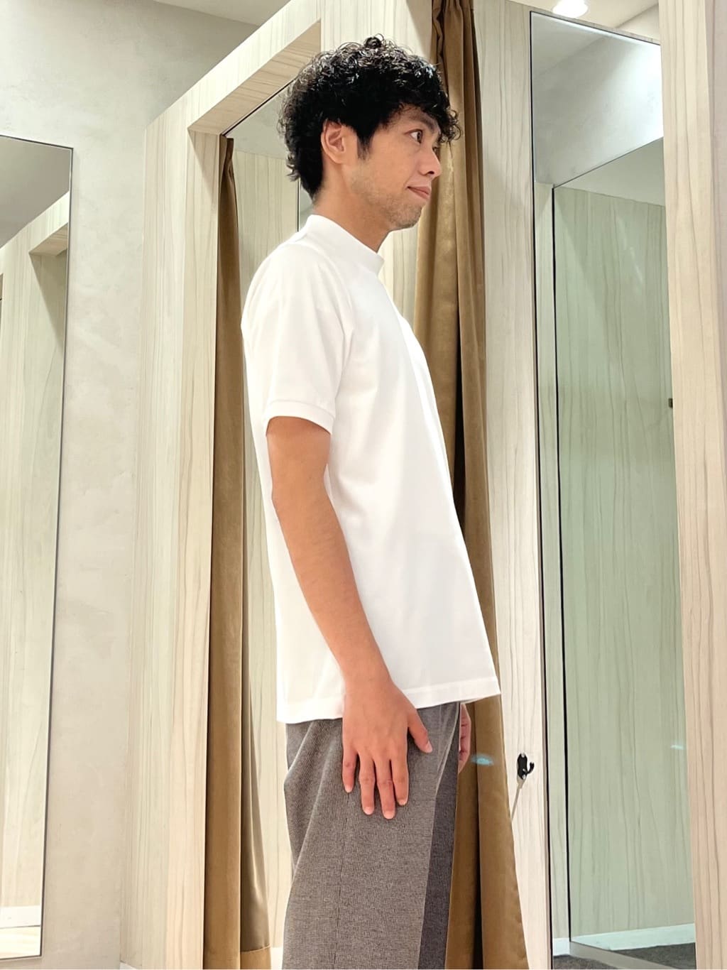 URAさんの「TAKEO KIKUCHI｜ピンジャージ 千鳥 ジャケット」を使ったコーディネート