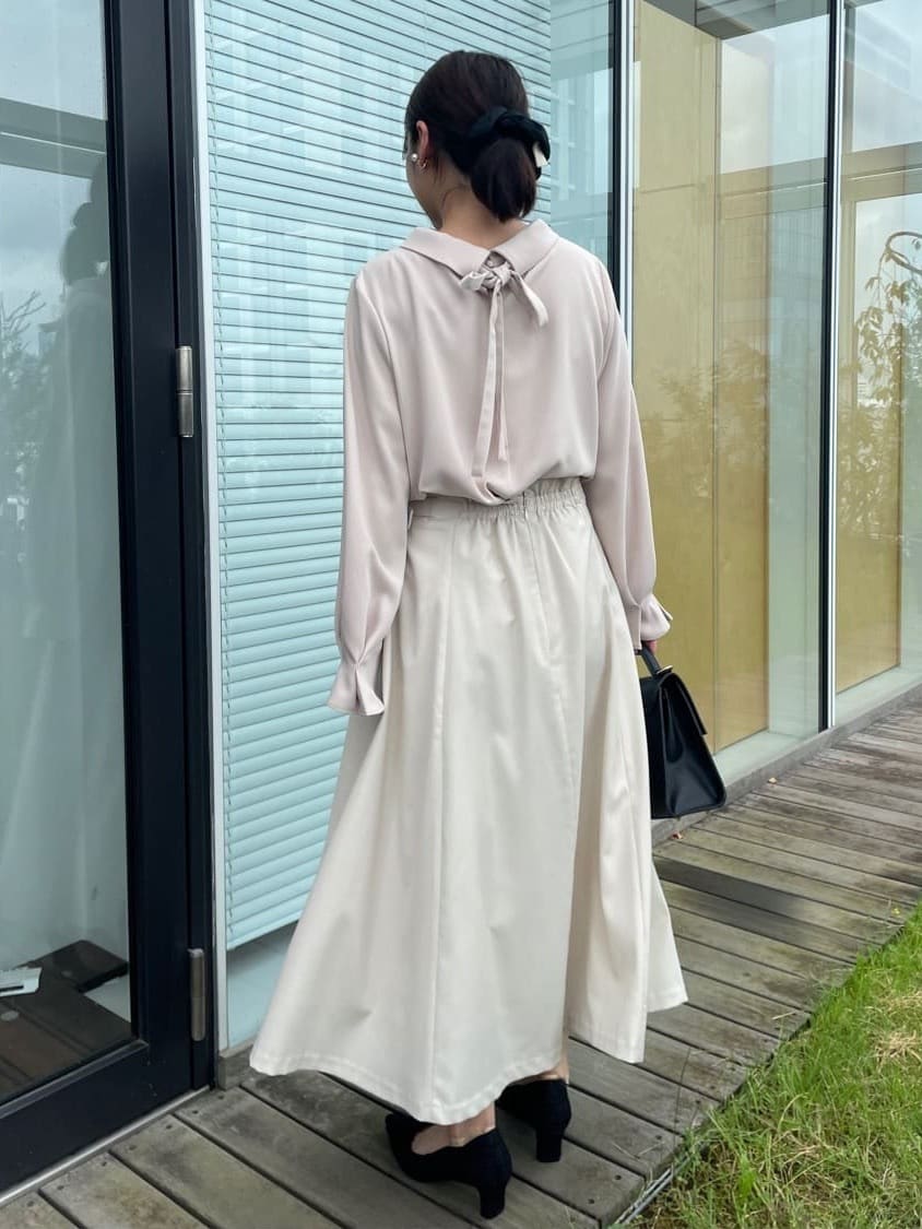 abeさんの「Couture brooch｜カットパイピングリボンパンプス」を使ったコーディネート