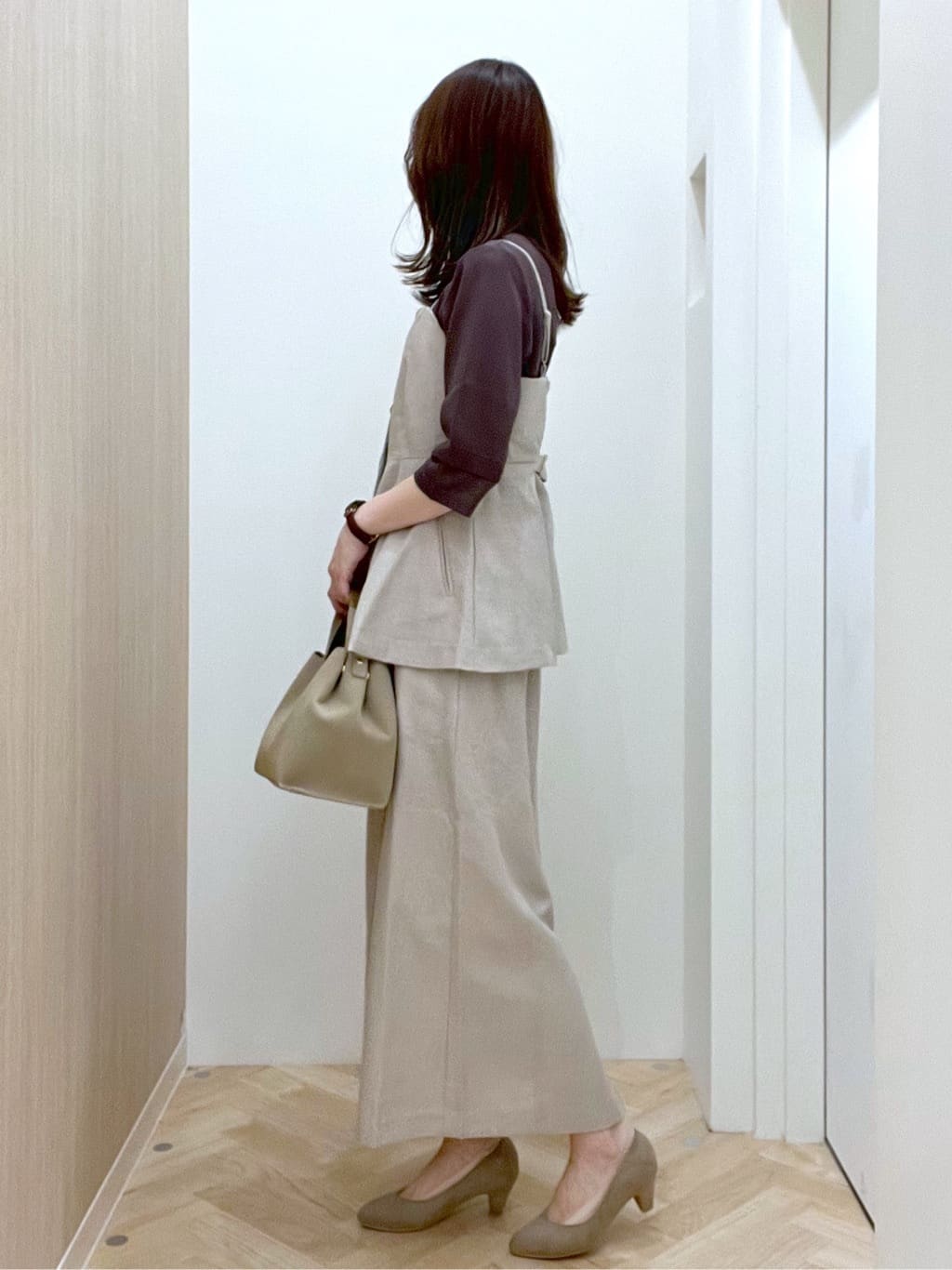  おまつさんの「grove｜【カセット服】主役級キャミビスチェ」を使ったコーディネート