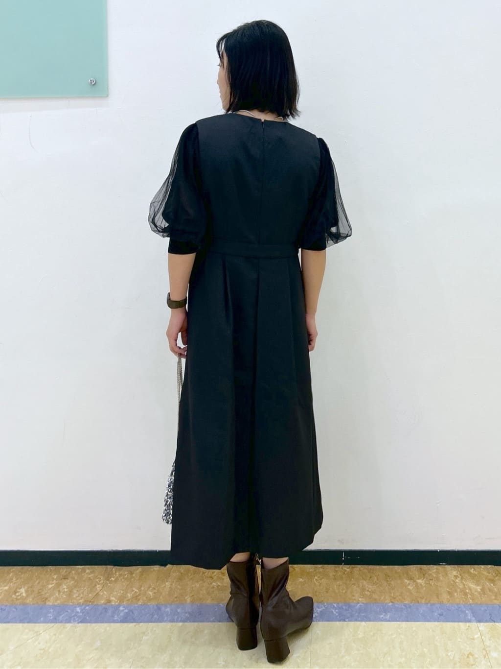 su.さんの「index｜《5色展開》マジョリカプリーツスリーブニット【洗濯機洗い可】」を使ったコーディネート