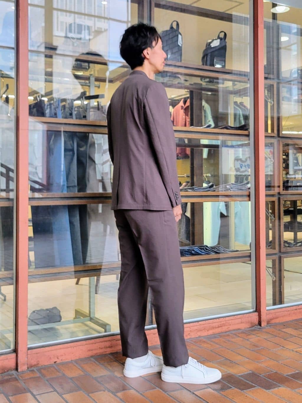 piroyaさんの「TAKEO KIKUCHI｜【COOL CITY WEAR】アーバンクール ジャケット /接触冷感・吸水速乾」を使ったコーディネート