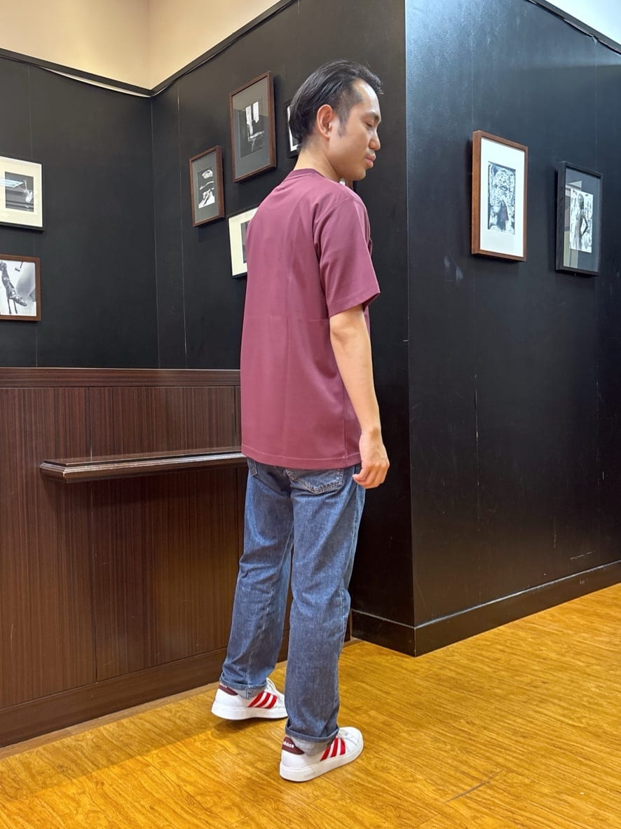 KEIさんの「TAKEO KIKUCHI｜【3D ナイロン ストレッチ】スタンドカラー シャツブルゾン」を使ったコーディネート