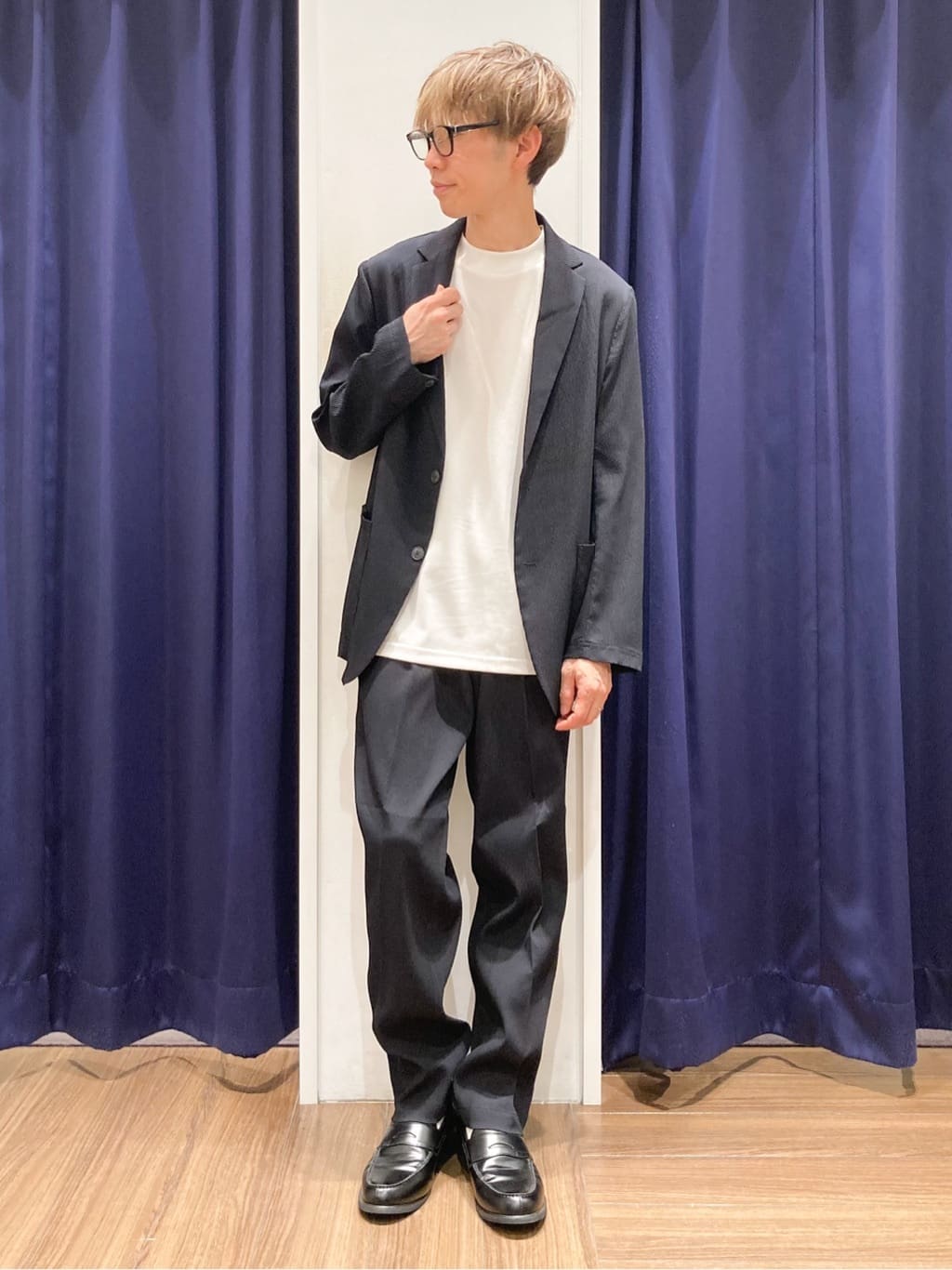 つーじーさんの「THE SHOP TK｜【Begin/ビギン10月号掲載】楊柳スマートジャケット　軽量/洗濯機OK/セットアップ可」を使ったコーディネート
