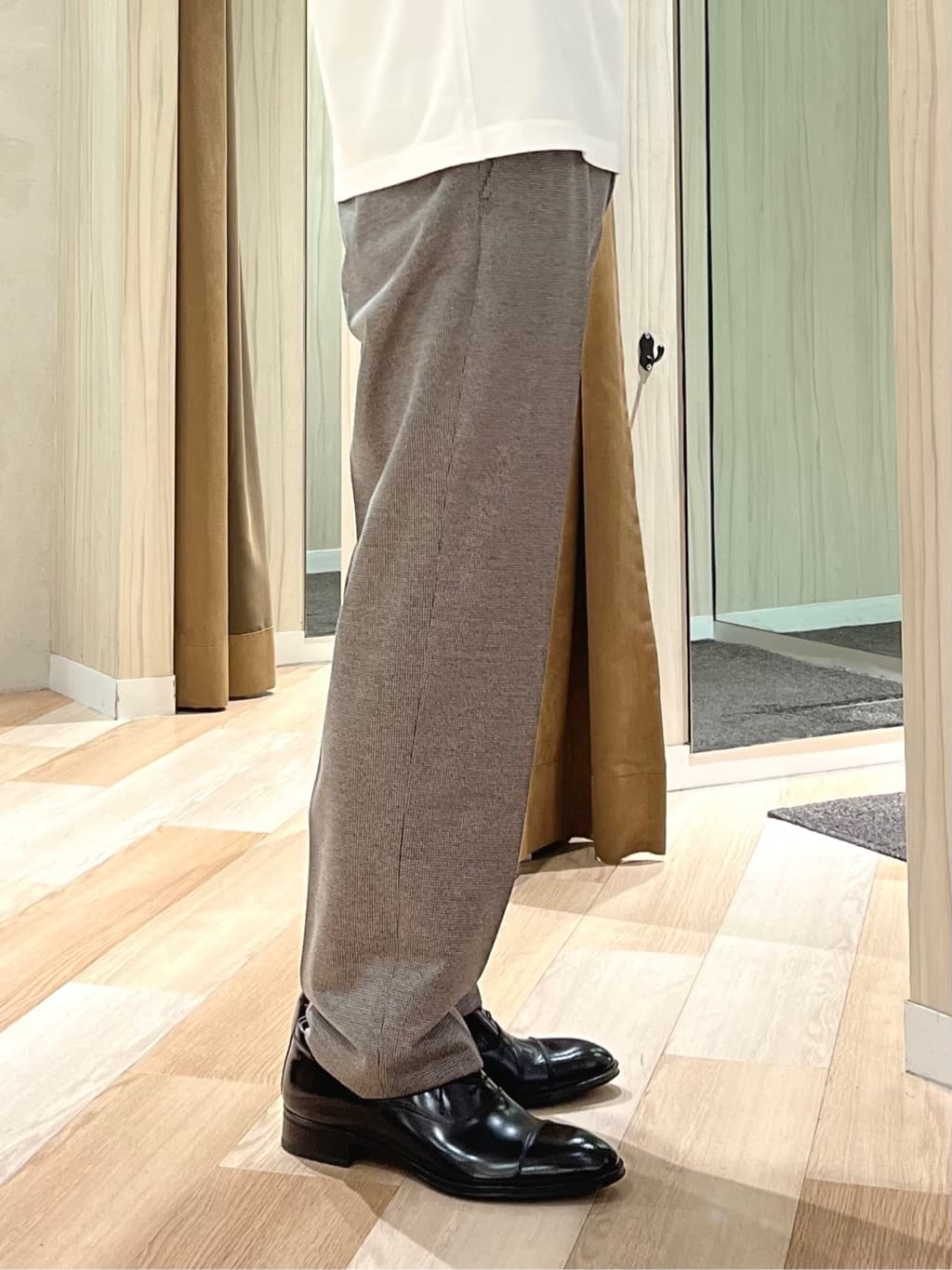 URAさんの「TAKEO KIKUCHI｜ピンジャージ 千鳥 ジャケット」を使ったコーディネート