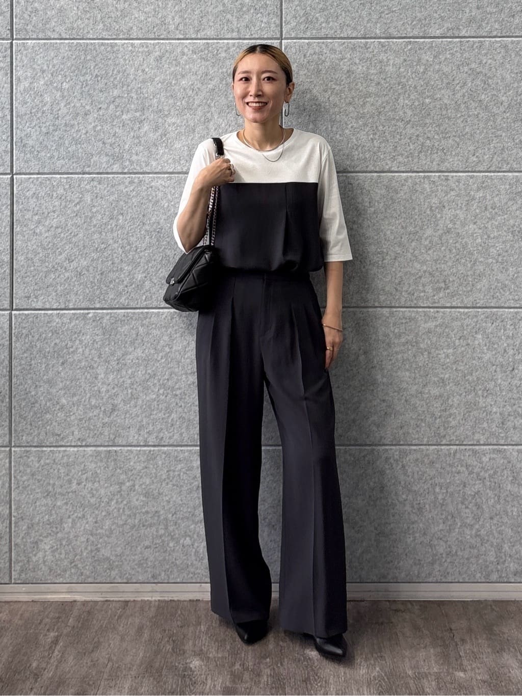 kotakiさんの「INDIVI｜【着心地◎！】タックワイドパンツ」を使ったコーディネート