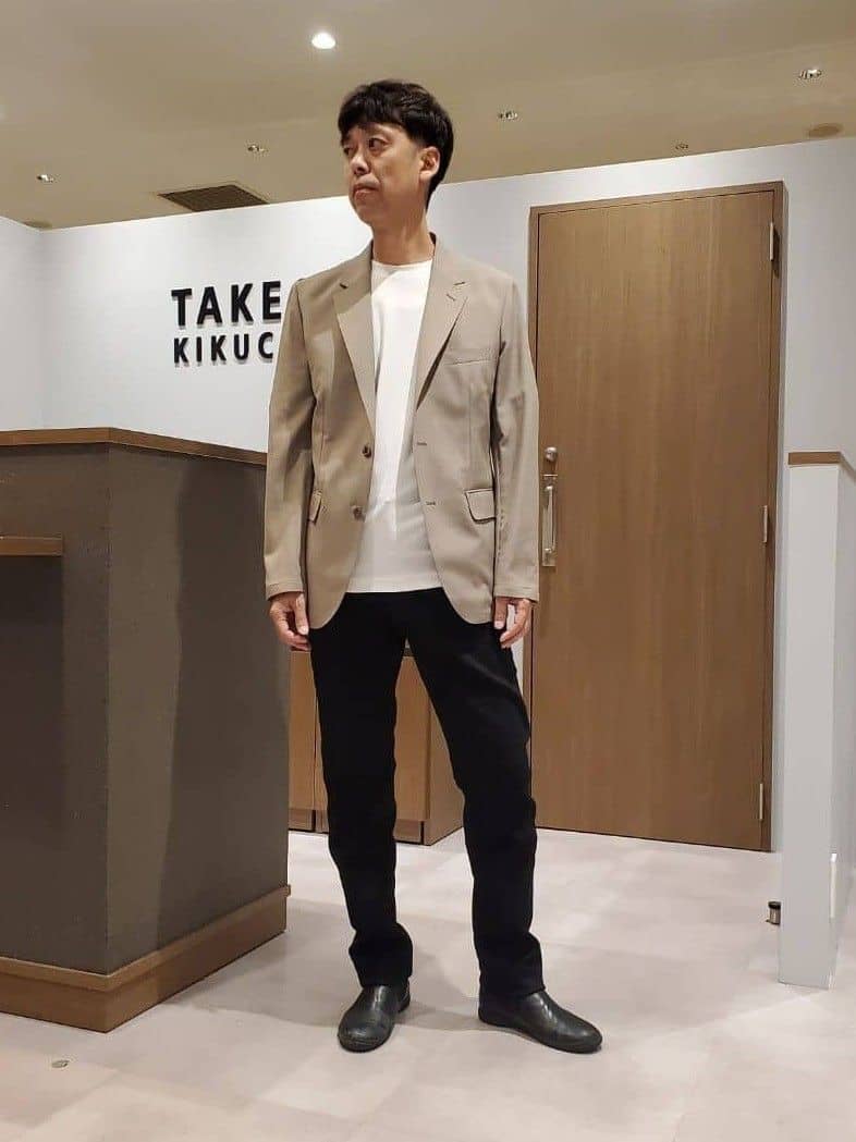 ishidaさんの「TAKEO KIKUCHI｜【COOL CITY WEAR】アーバンクール ジャケット /接触冷感・吸水速乾」を使ったコーディネート