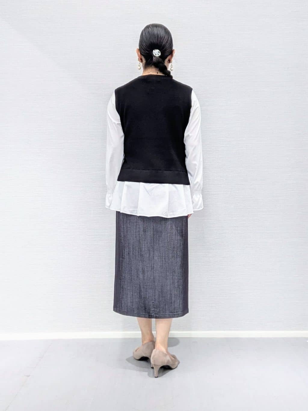 makkyさんの「UNTITLED｜◆【手洗い可】重ね着風ニットトップス」を使ったコーディネート