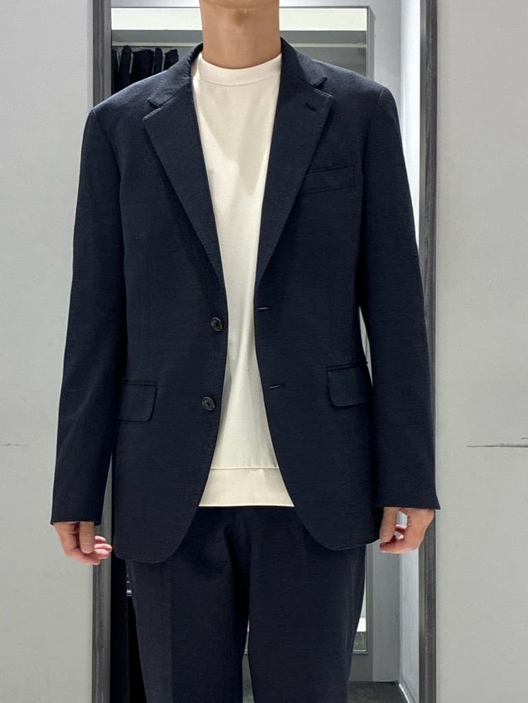 わいずみさんの「TAKEO KIKUCHI｜【None Of Stress】アクティブジャージ 千鳥 ジャケット」を使ったコーディネート