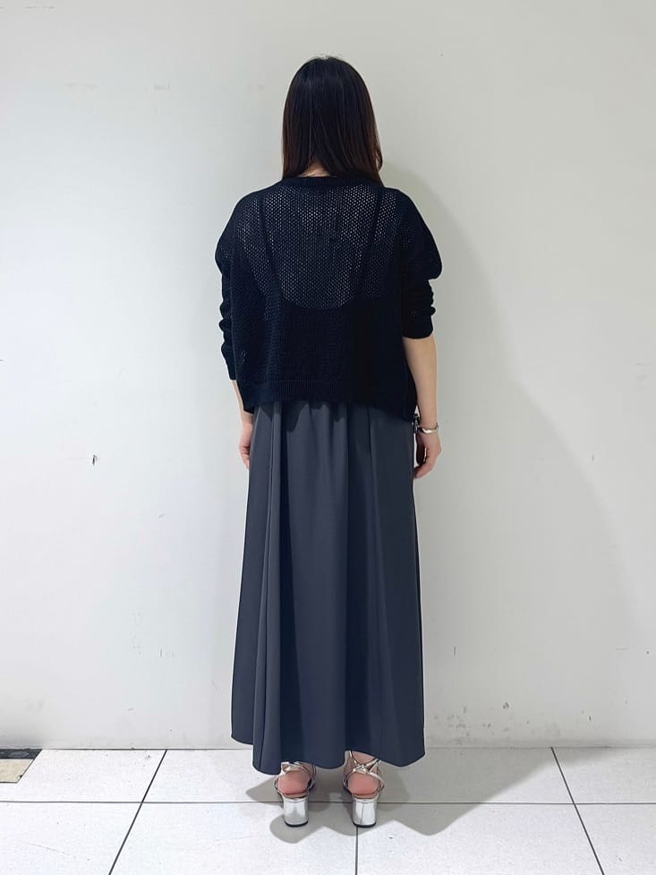 そんさんの「INDIVI｜【UVケア】エアリージョーゼット キャミワンピース」を使ったコーディネート