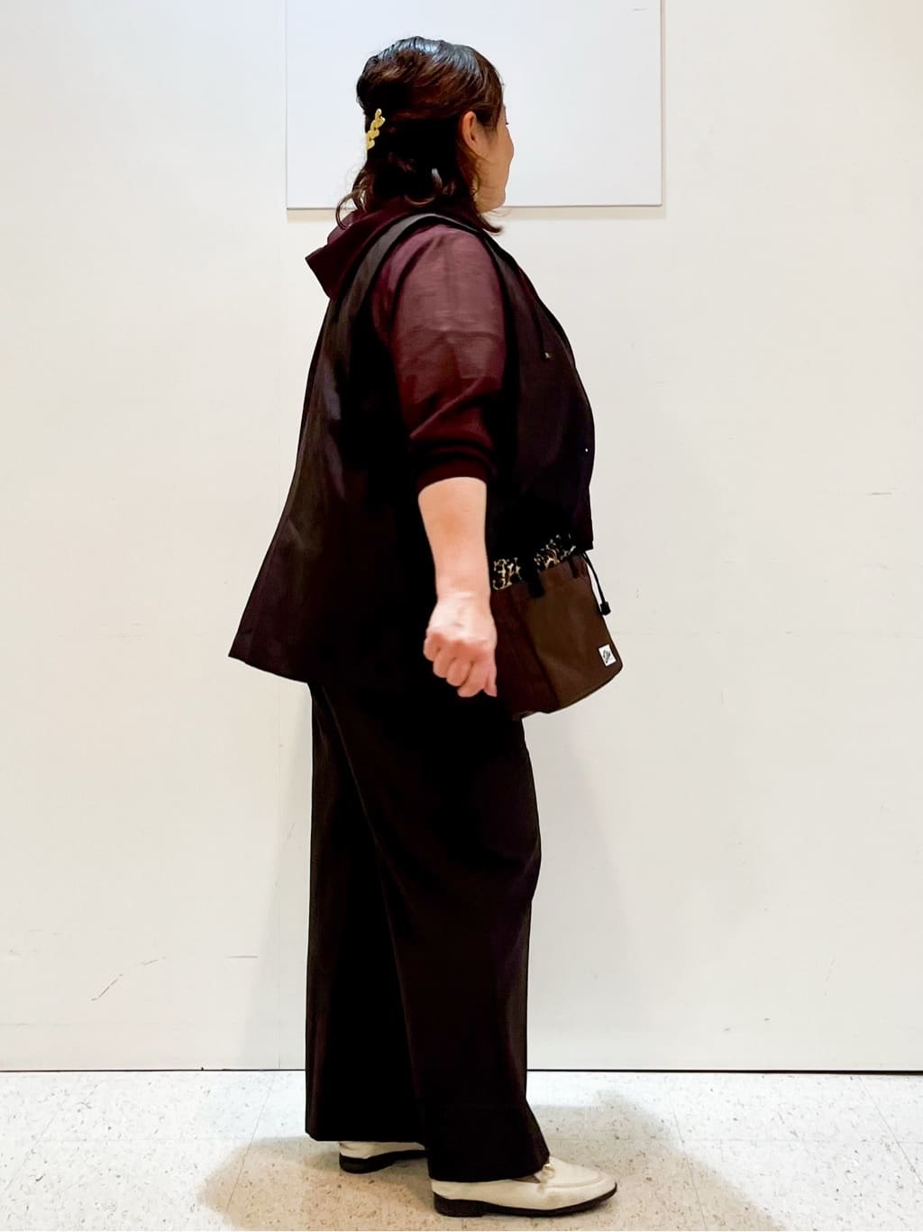 kimmyさんの「Reflect｜【ウエスト総ゴム／セットアップ／単品使いOK◎】ベスト＋ストレートパンツセット」を使ったコーディネート