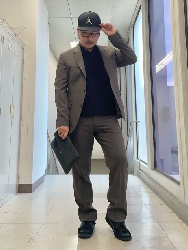 MAKOTO AIさんの「TAKEO KIKUCHI｜【COOL CITY WEAR】アーバンクール ジャケット /接触冷感・吸水速乾」を使ったコーディネート