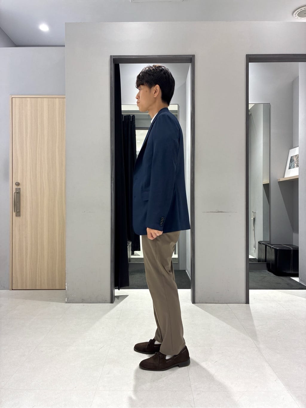 わいずみさんの「TAKEO KIKUCHI｜【COOL CITY WEAR】アーバンクール ジャケット /接触冷感・吸水速乾」を使ったコーディネート