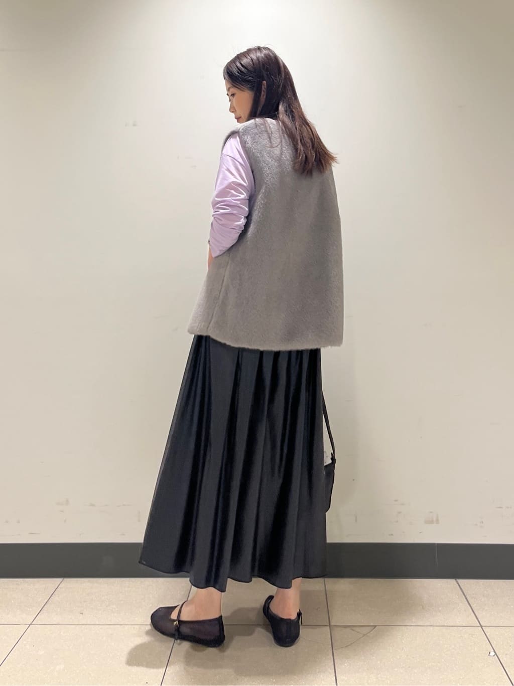 shokoさんの「INDIVI｜ストレッチシアーロングTシャツ」を使ったコーディネート