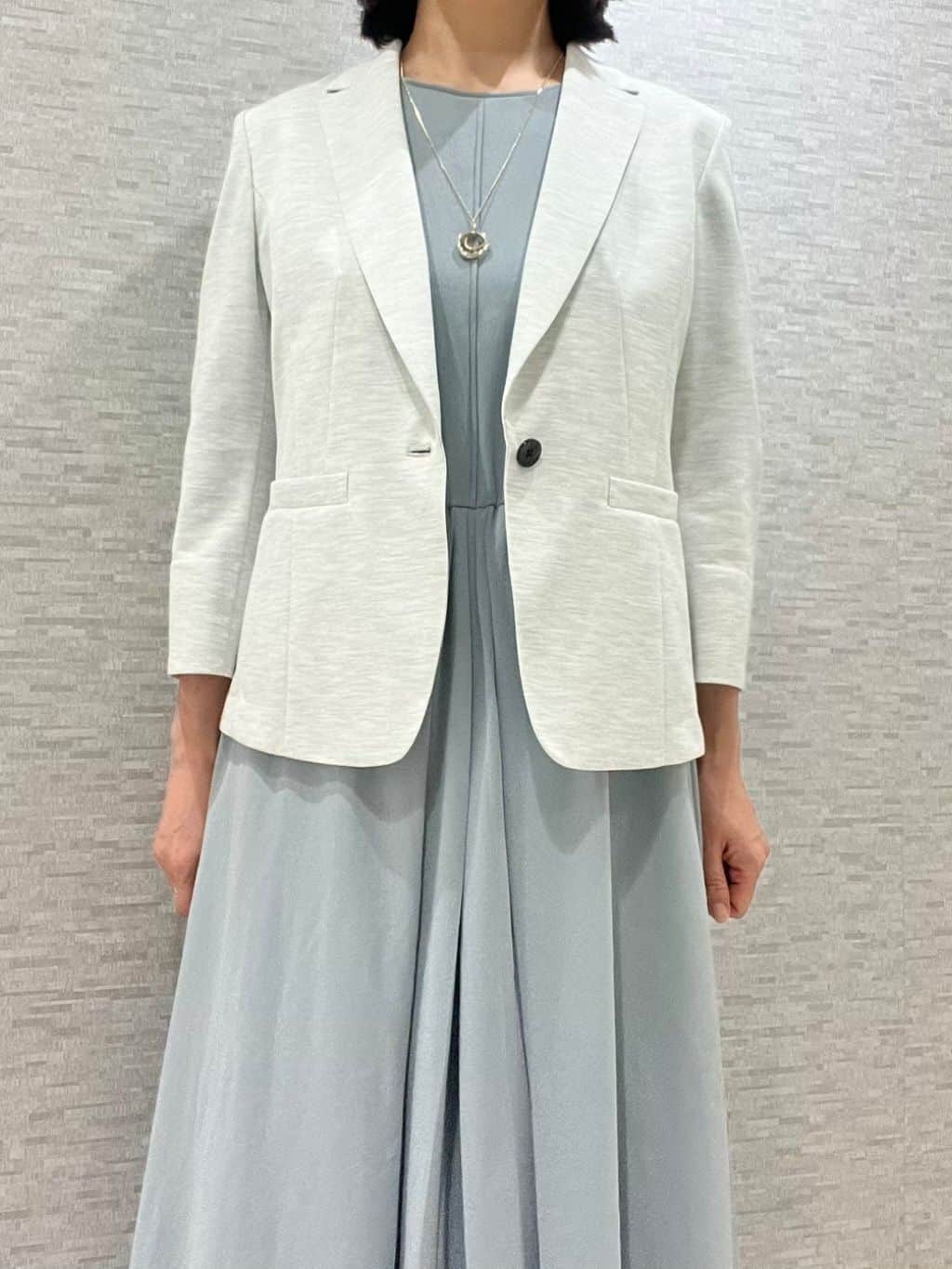 marikoさんの「Reflect｜【吸水速乾／防しわ】シルキープリーツワンピース」を使ったコーディネート