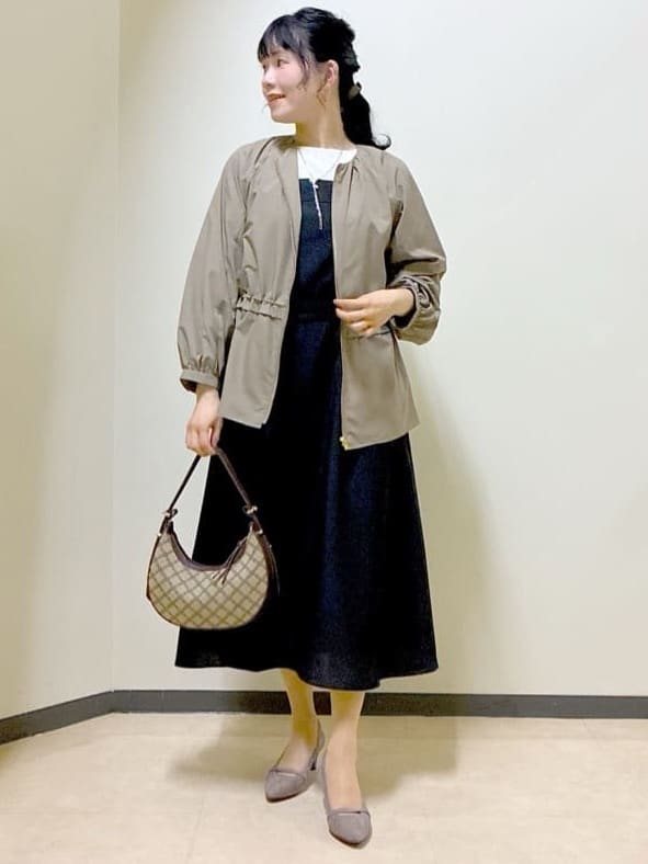  beni_gingerさんの「Reflect｜【パンツにもスカートにも合わせやすい◎】ライティブルゾン」を使ったコーディネート