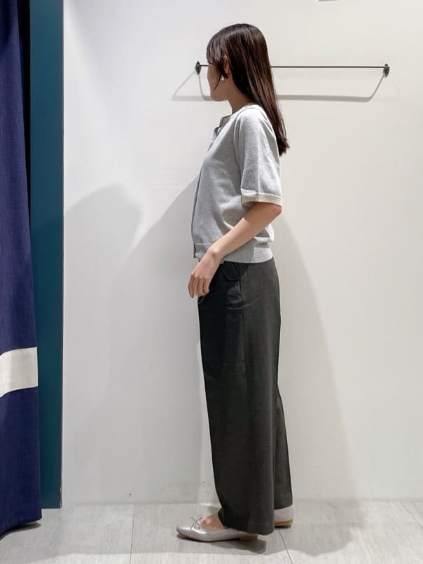 haruさんの「grove｜【洗える】着回し優秀！フラップポケットワイドパンツ」を使ったコーディネート