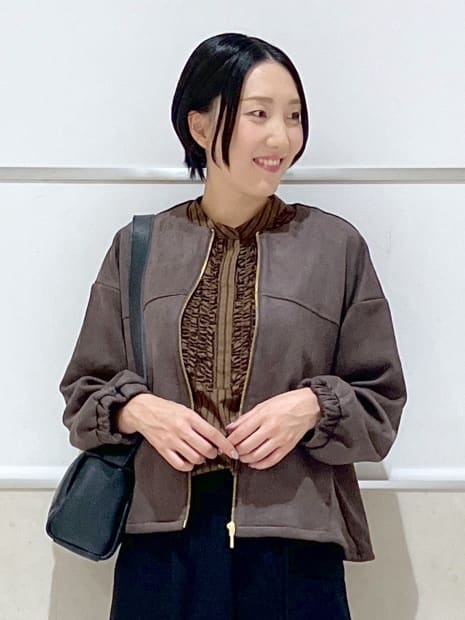eriko さんの「Dessin｜【洗える・ウエストゴム】イージーストレッチパンツ」を使ったコーディネート