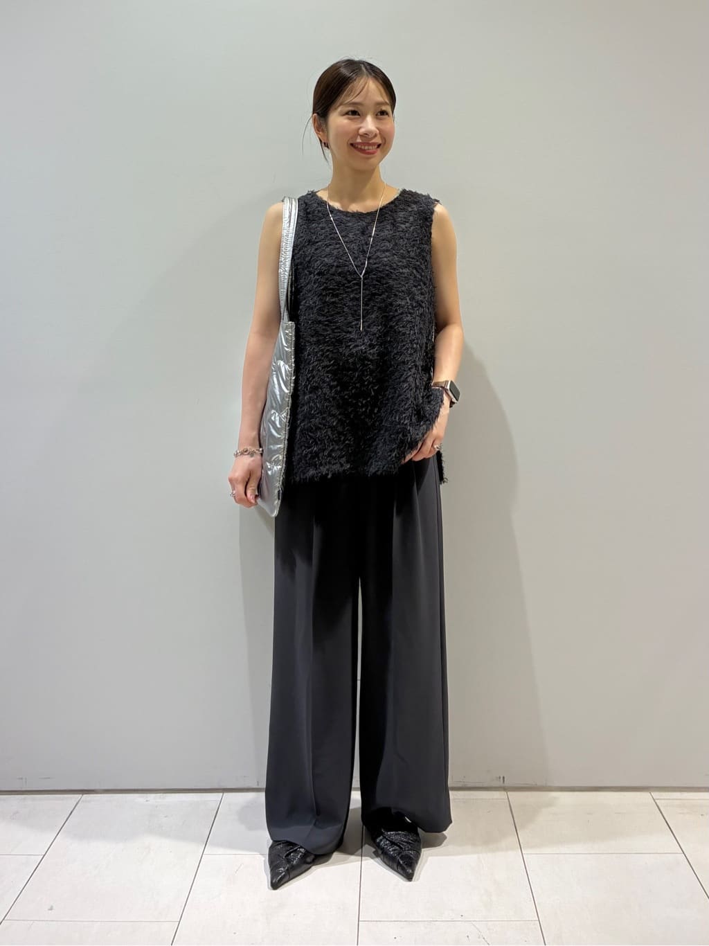 KAOさんの「INDIVI｜ライトダブルジャケット」を使ったコーディネート