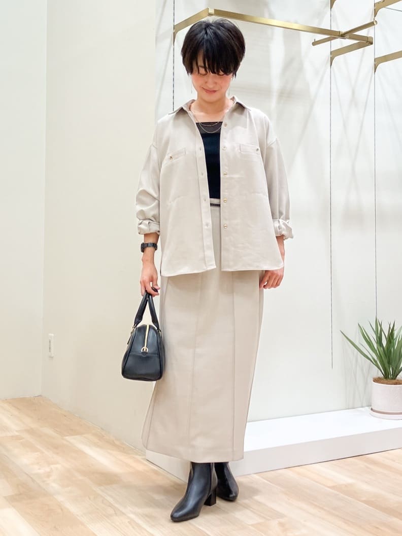 Keiさんの「grove｜【カセット服】洗えるストレートシルエットスカート」を使ったコーディネート