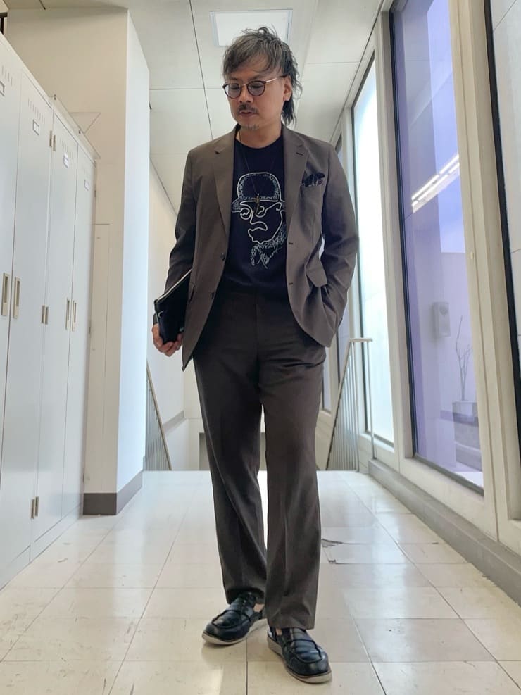 MAKOTO AIさんの「TAKEO KIKUCHI｜【COOL CITY WEAR】アーバンクール ジャケット /接触冷感・吸水速乾」を使ったコーディネート