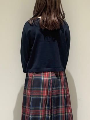 Liriさんの「Dessin｜【ウエストゴム/洗える】映えチェック柄スカート（XS~L）」を使ったコーディネート
