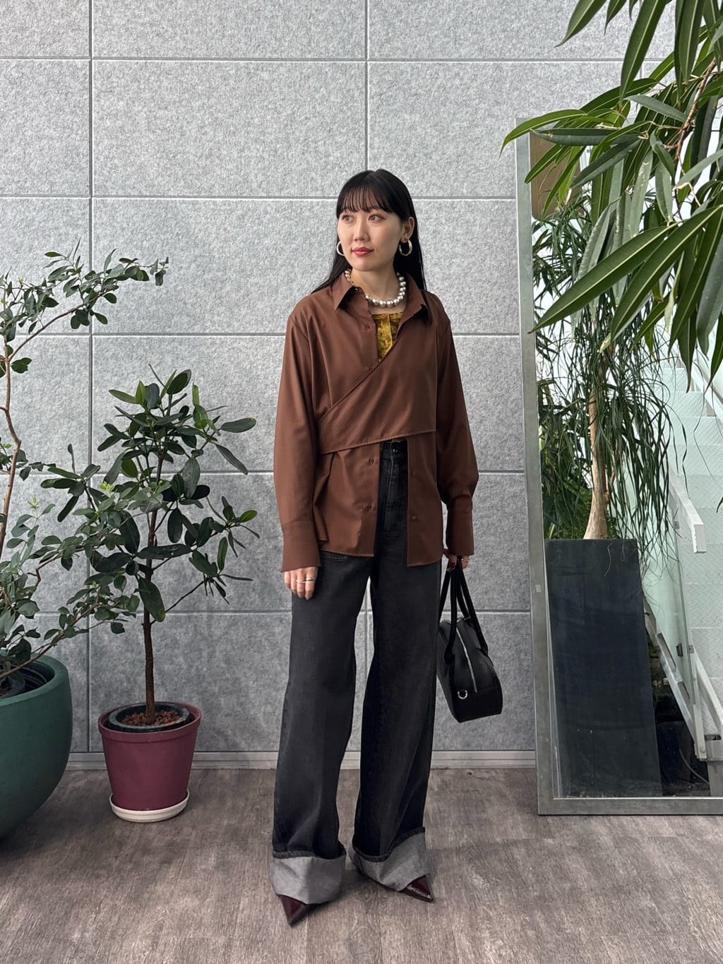 rinaさんの「INDIVI｜チュールベロアアンサンブル」を使ったコーディネート